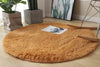 Load image into Gallery viewer, Light Brown Soft Round Rug