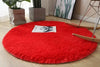 Load image into Gallery viewer, Single Red Soft Round Rug