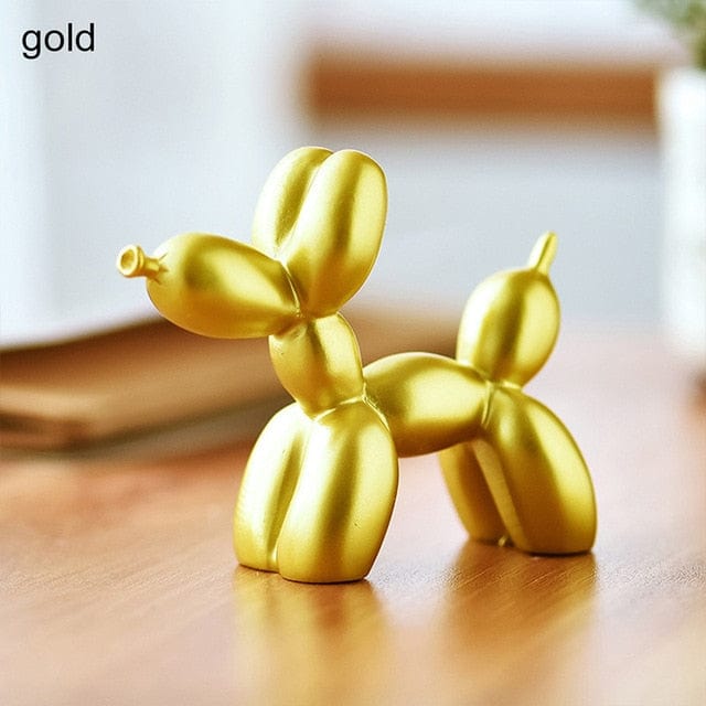 Balloon Dog - Mini - Gold - Animal Figurine - Art Sculpture