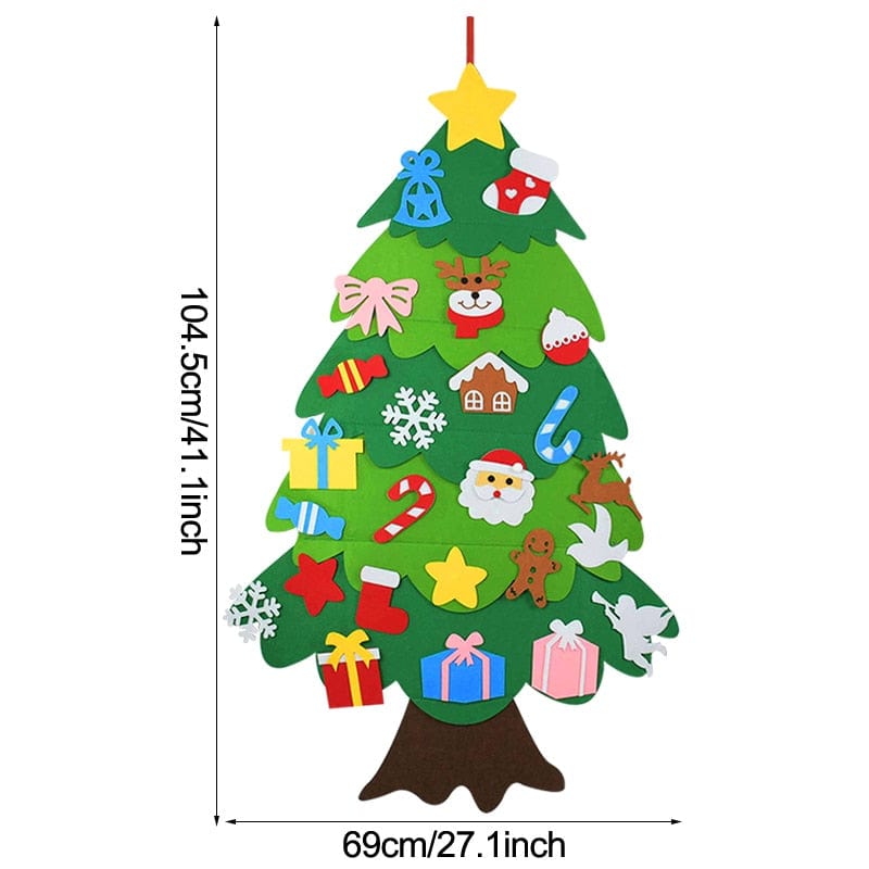 Kids Christmas Tree-3.2ft  Wall Hanging_26Pcs -32Pcs - 18Pcs