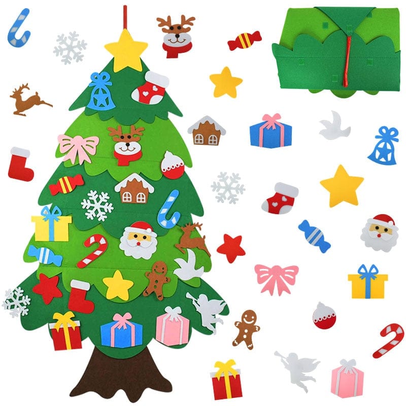 Kids Christmas Tree-3.2ft  Wall Hanging_26Pcs -32Pcs - 18Pcs