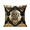 Load image into Gallery viewer, Black White Bronzing Cushion Cover