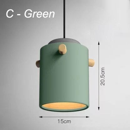 Decorative LED Wooden Hanging Lighting Lamp