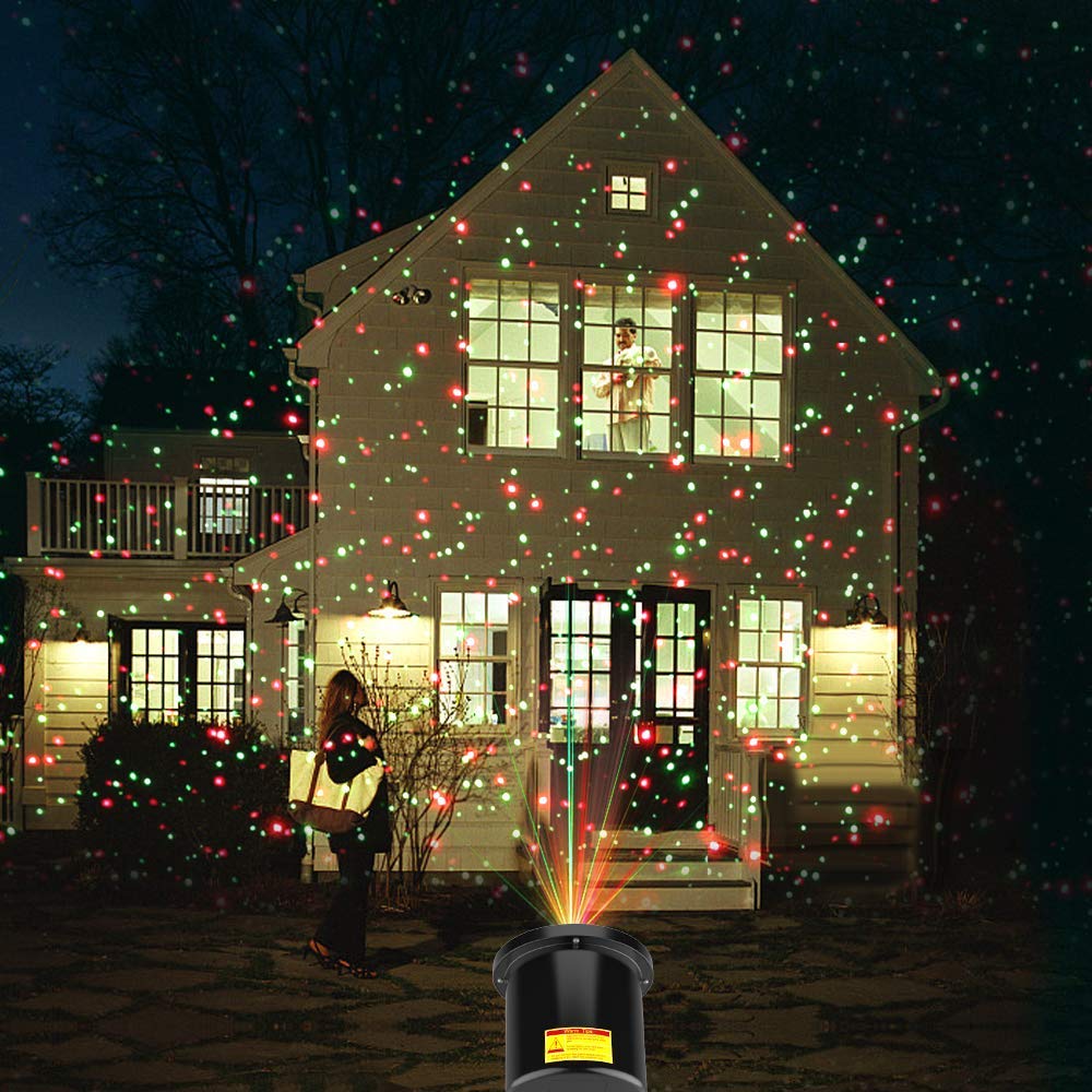 Christmas Projector Lights (Snowfall Lamp) with RF Remote Control