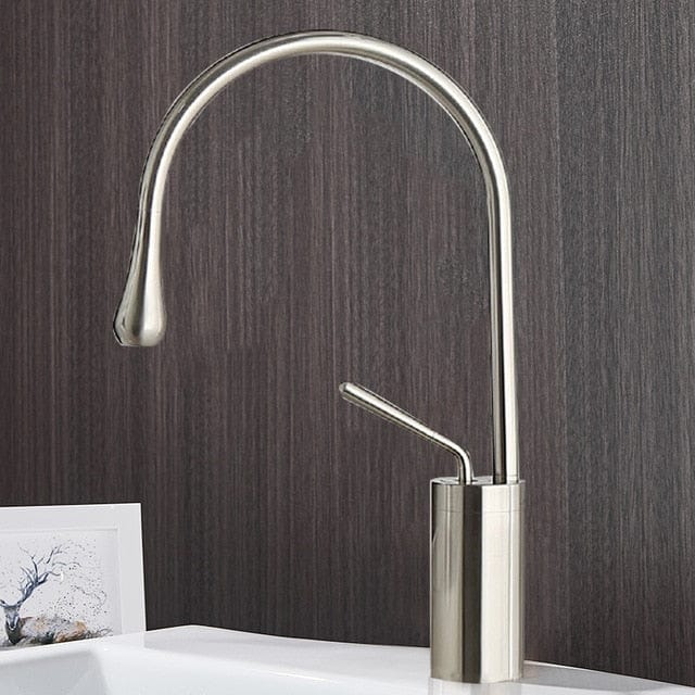 Brushed Golden Basin Faucet - Premium  from 𝐵𝑒𝓈𝓉 𝒟𝑒𝒸𝑜𝓇𝓏 - Just $23.56! Shop now at 𝐵𝑒𝓈𝓉 𝒟𝑒𝒸𝑜𝓇𝓏