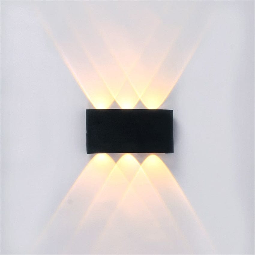 Two way stylish wall light with 6 LED