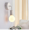 Decorative Wall Lamp with Wooden Holder - 1