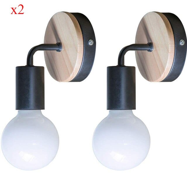 Nordic Wood Wall Lamp - Premium  from 𝐵𝑒𝓈𝓉 𝒟𝑒𝒸𝑜𝓇𝓏 - Just $13.44! Shop now at 𝐵𝑒𝓈𝓉 𝒟𝑒𝒸𝑜𝓇𝓏