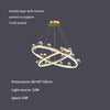 Load image into Gallery viewer, Double layer ring shape chandelier dimensions