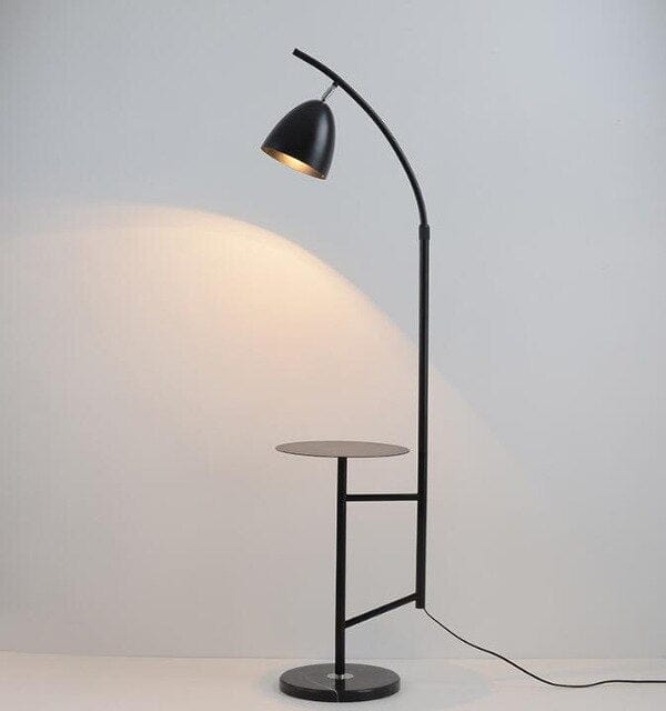 Black Floor lamp Nordic tea table vertical