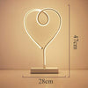 Dimension of Heart Shape Led Table Lamp