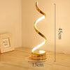 Load image into Gallery viewer, Spiral Modern LED Table Lamp Dimensions