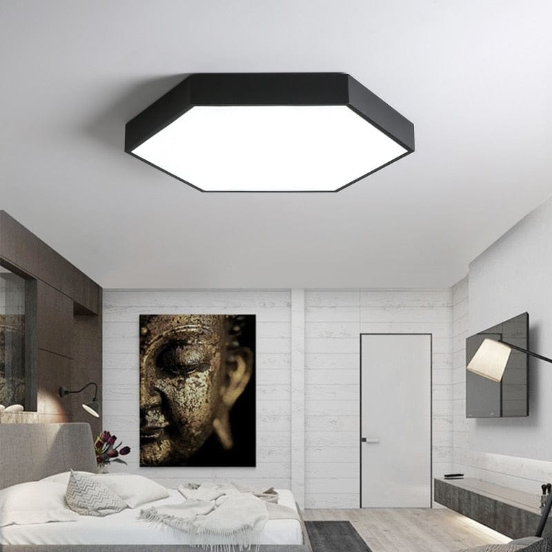 Modern LEd hexagon indoor ceiling light