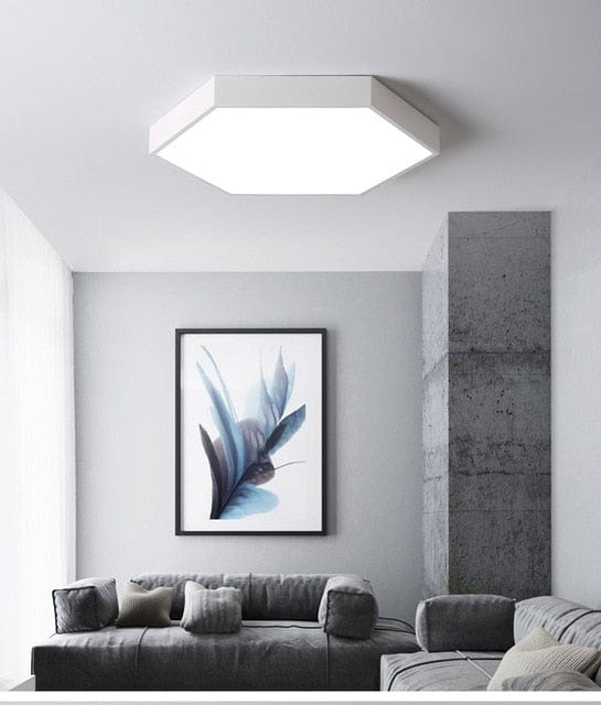 Modern LED hexagon ceiling light-1
